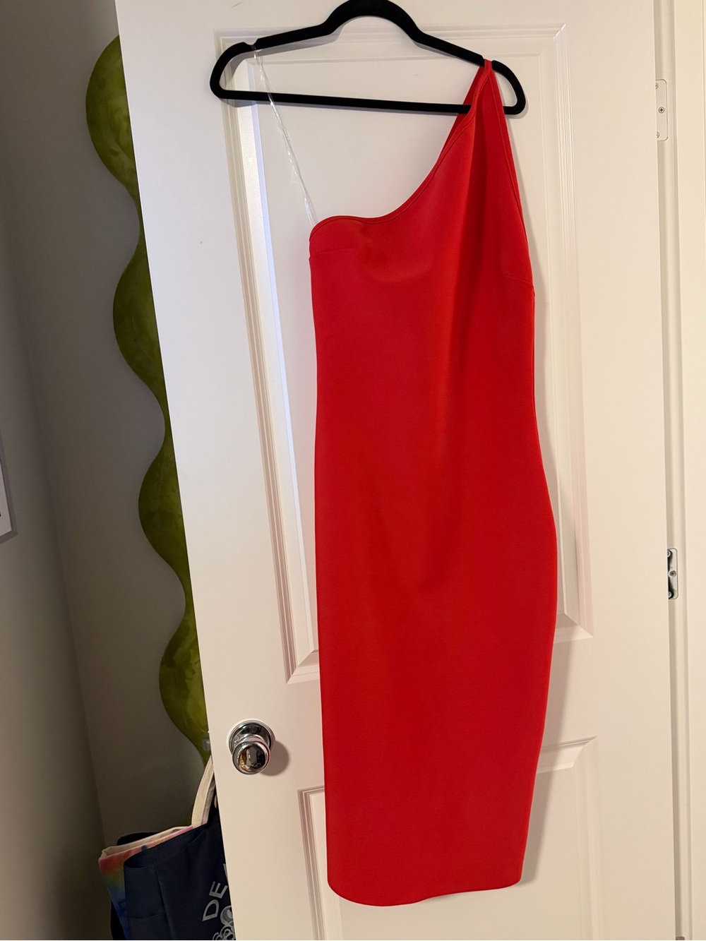 Fashion Nova One-Shoulder Red Cocktail Dress